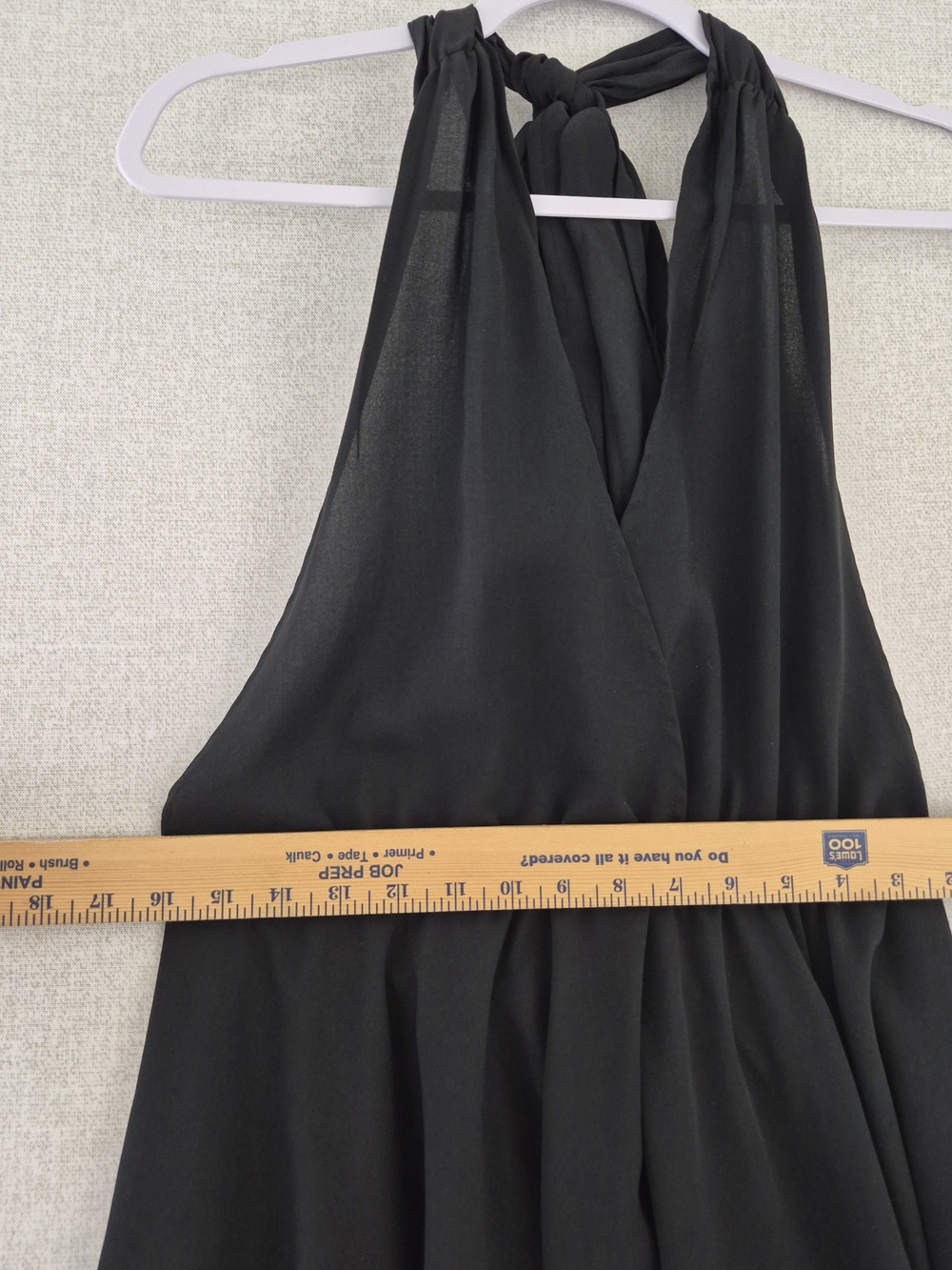 SHEIN Black Halter Neck Mini Dress Size M (SKU 0133) - Picture 5 of 14